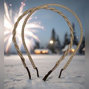 Chic Gold Pearl Headbands